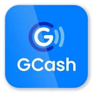 GCash logo displayed on a blue rounded icon, indicating its use as a digital wallet option at kuyaplay-casino.
