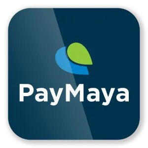 PayMaya logo on a dark blue rounded square icon representing an available payment method at kuyaplay-casino.